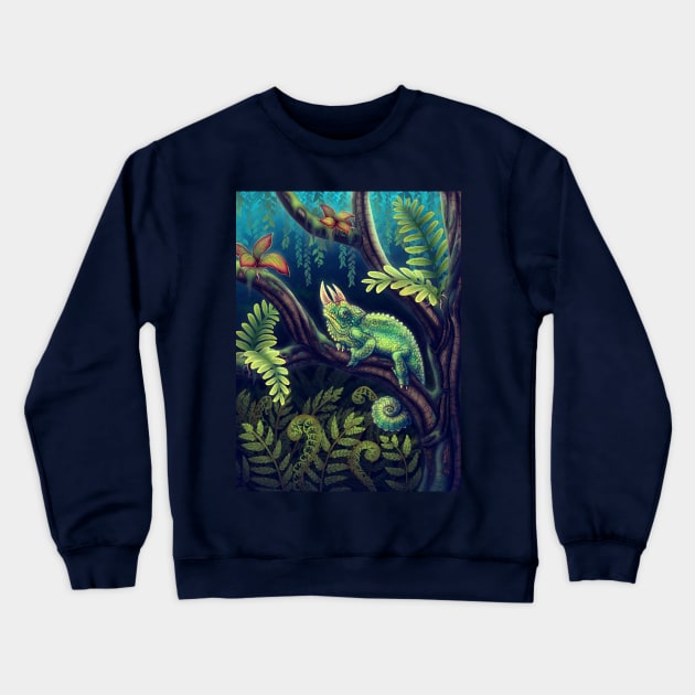 Chameleon Crewneck Sweatshirt by DoomedDreamer